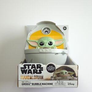 Disney Star Wars Mandalorian Grogu Baby Yoda No Spill Bubble Machine New In Box